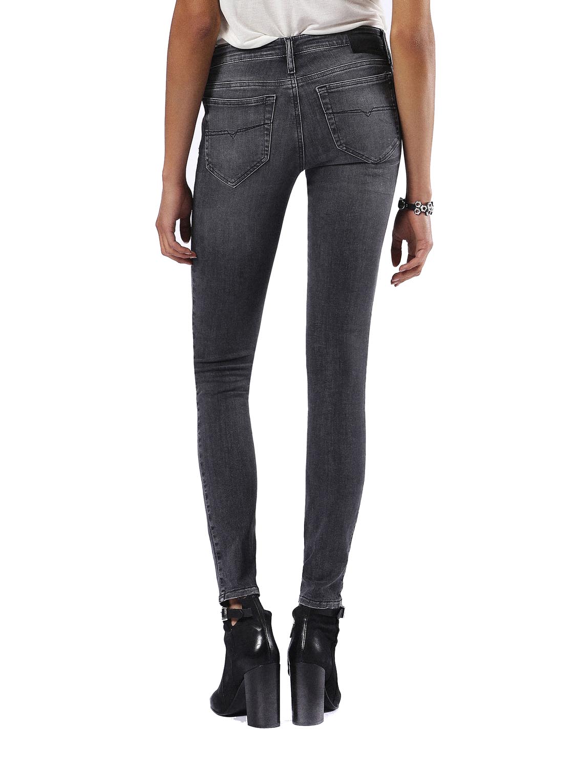 Diesel SkinzeeLowZip 0675I Damen Jeans Skinny Super Slim eBay